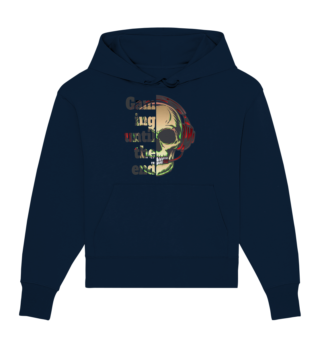 Trashball "Gaming until the end" - Organic Oversize Hoodie