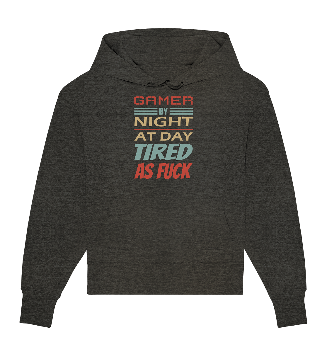 Trashball "Gamer by Night" - Organic Oversize Hoodie