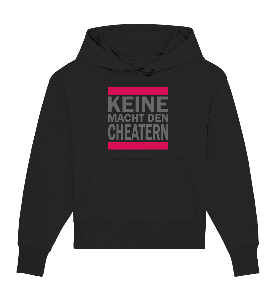 Trashball "Keine Macht den Cheatern" - Organic Oversize Hoodie