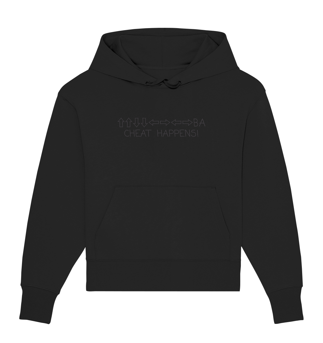 Trashball "Cheat Happens" - Organic Oversize Hoodie