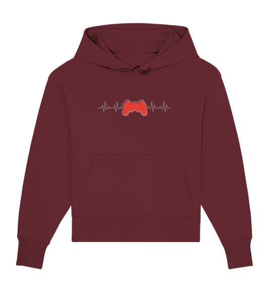 Trashball "Heartbeat" - Organic Oversize Hoodie