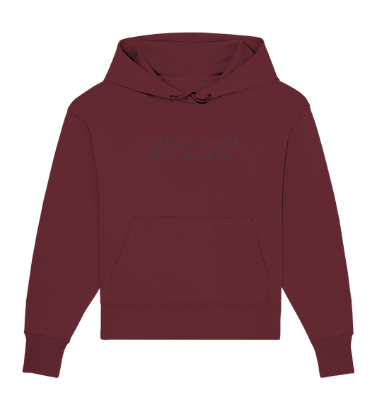 Trashball "Cheat Happens" - Organic Oversize Hoodie