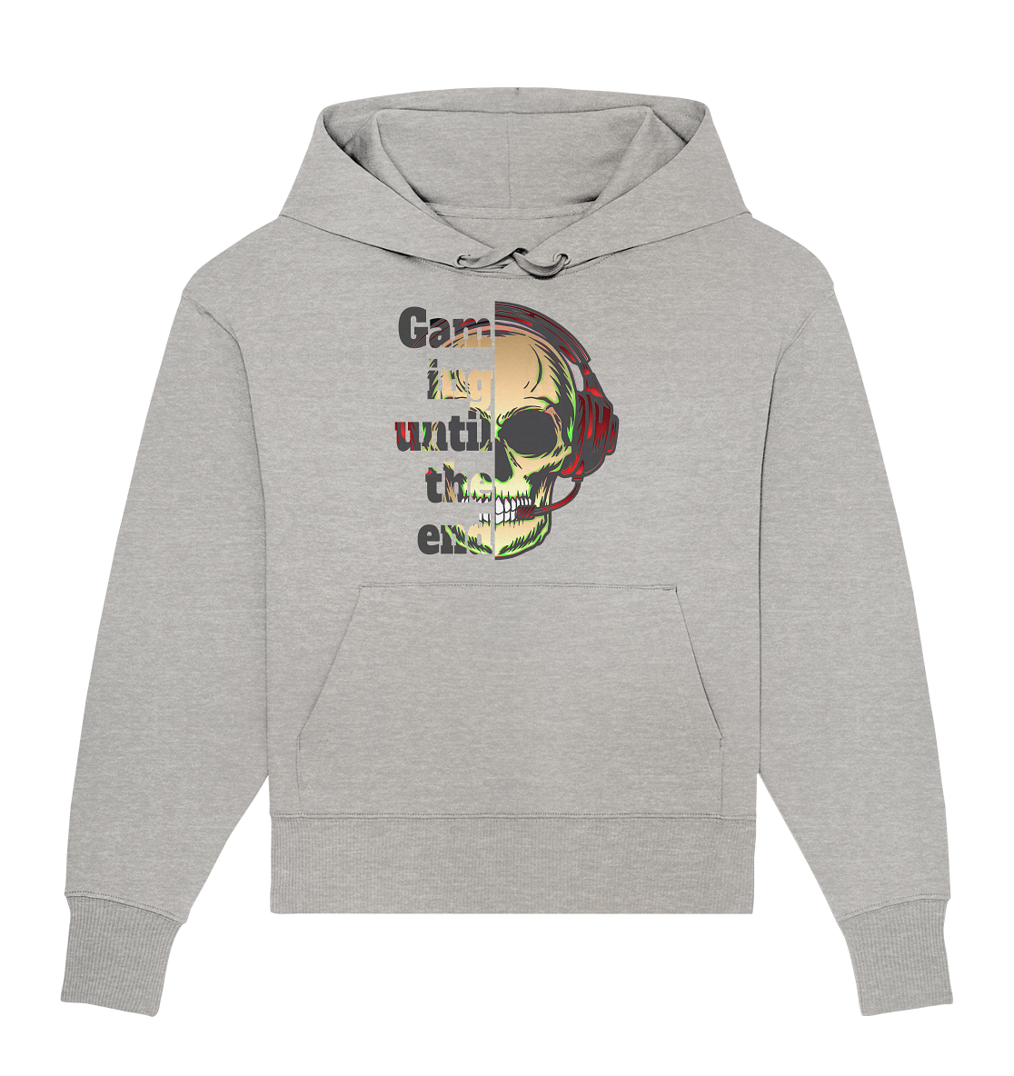 Trashball "Gaming until the end" - Organic Oversize Hoodie