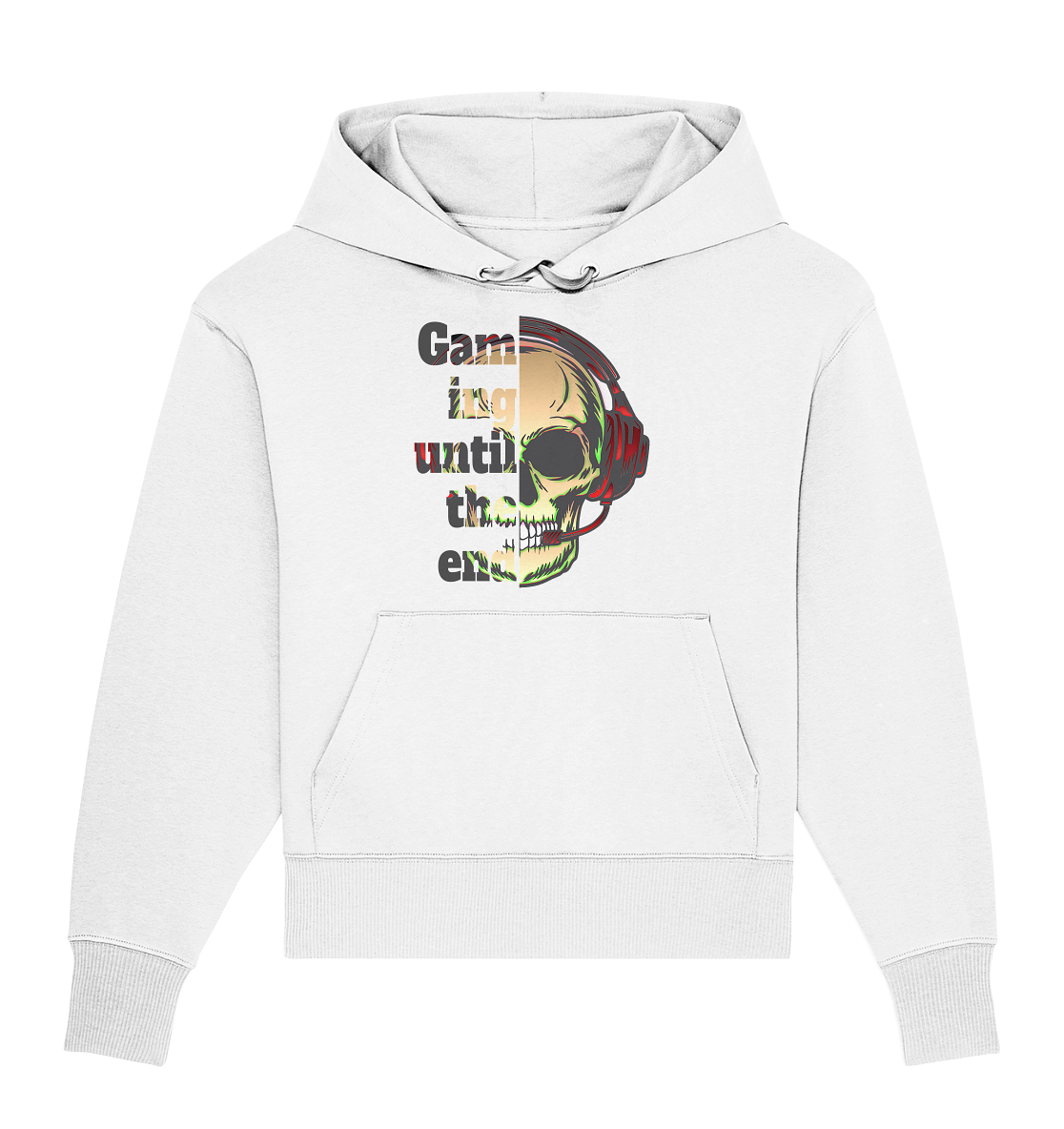 Trashball "Gaming until the end" - Organic Oversize Hoodie