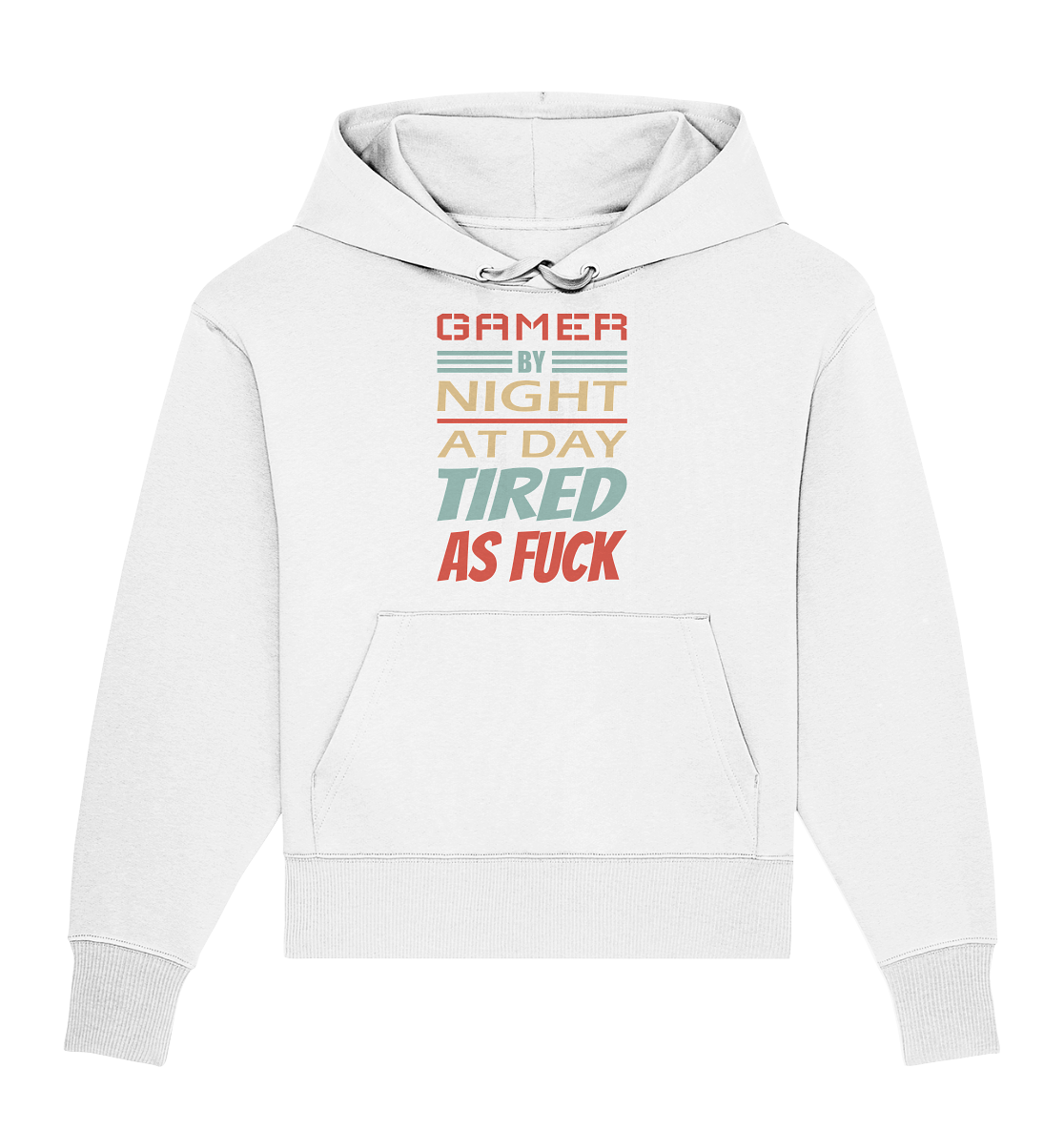 Trashball "Gamer by Night" - Organic Oversize Hoodie