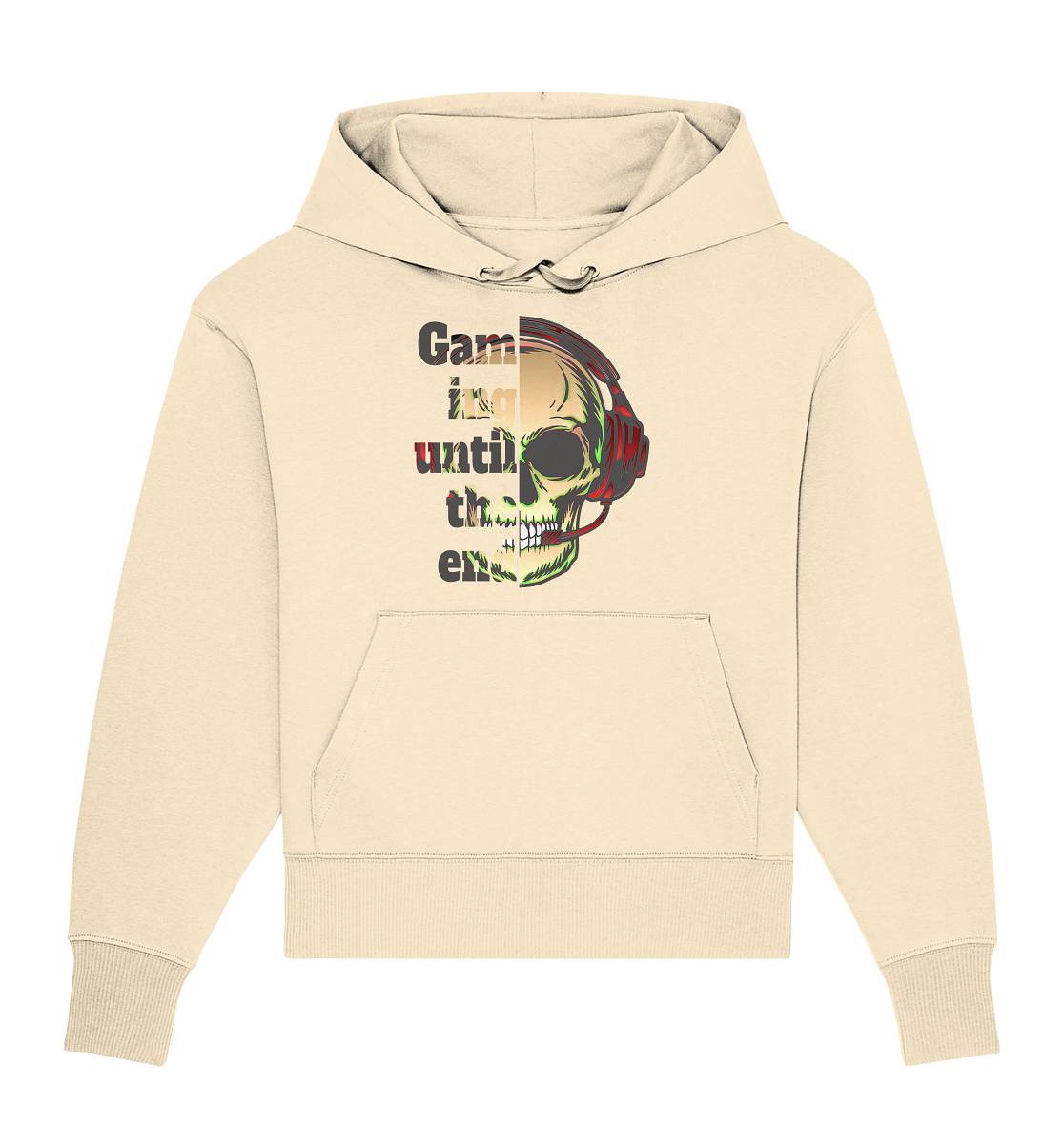 Trashball "Gaming until the end" - Organic Oversize Hoodie