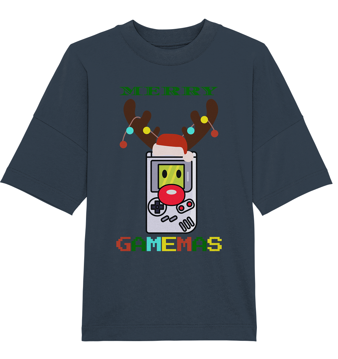 Trashball "Merry Gamemas" - Organic Oversize Shirt