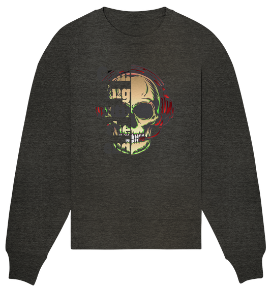 Trashball "Gaming until the end" - Organic Oversize Sweatshirt