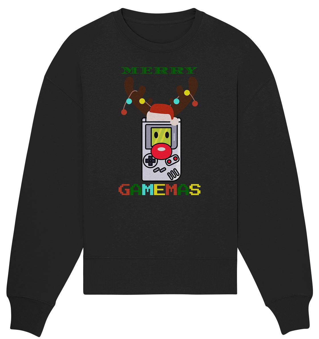 Trashball "Merry Gamemas" - Organic Oversize Sweatshirt