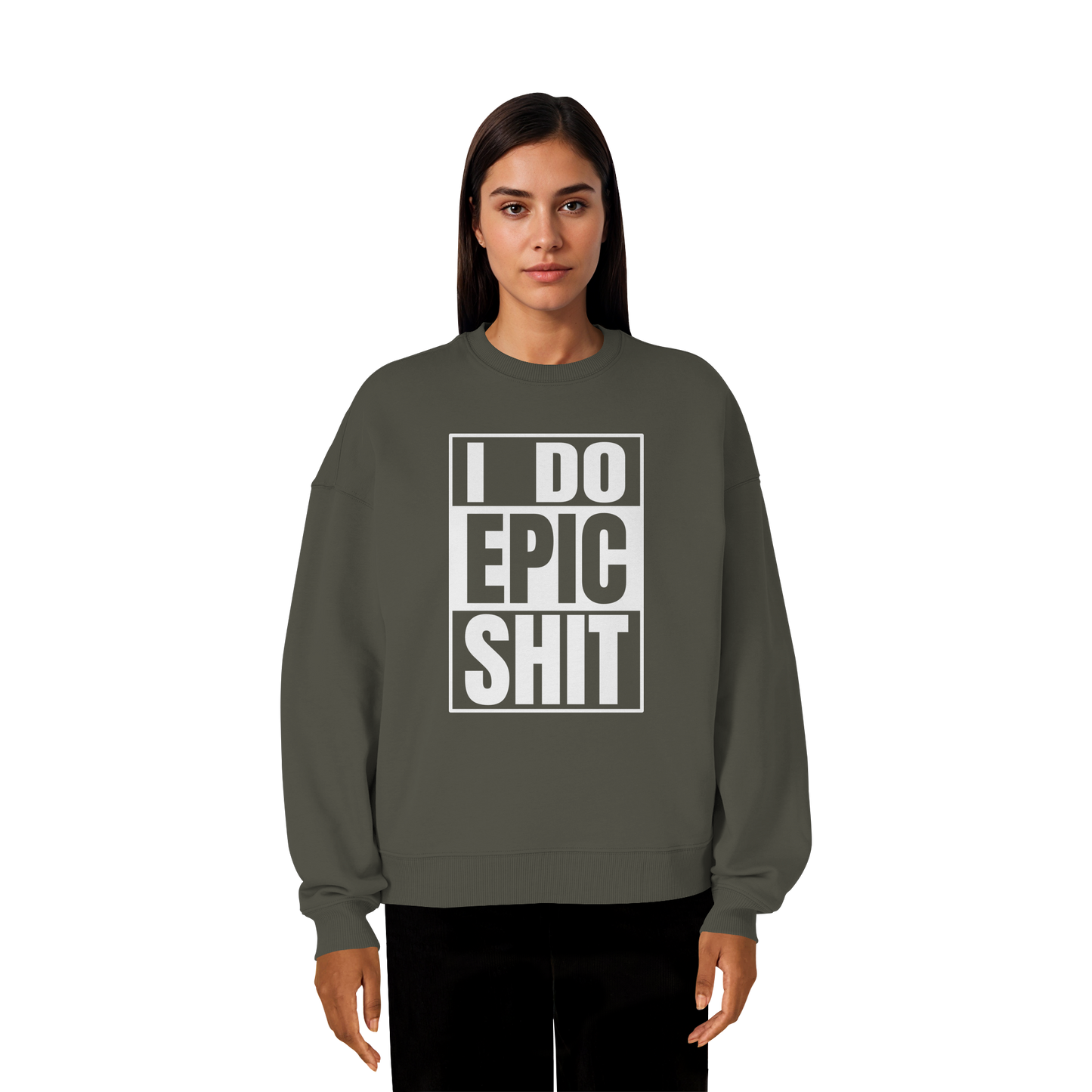 Trashball "Epic Sh*t" - Organic Oversize Sweatshirt