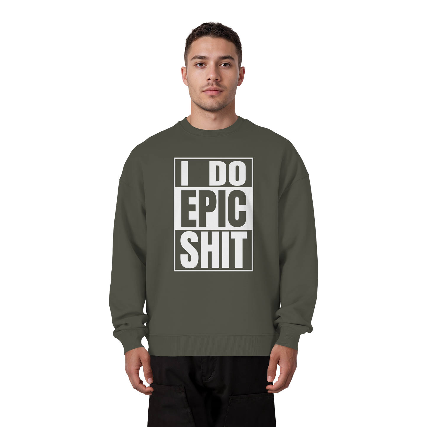 Trashball "Epic Sh*t" - Organic Oversize Sweatshirt