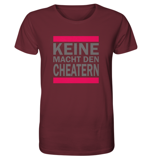 Trashball "Keine Macht den Cheatern" - Organic Shirt