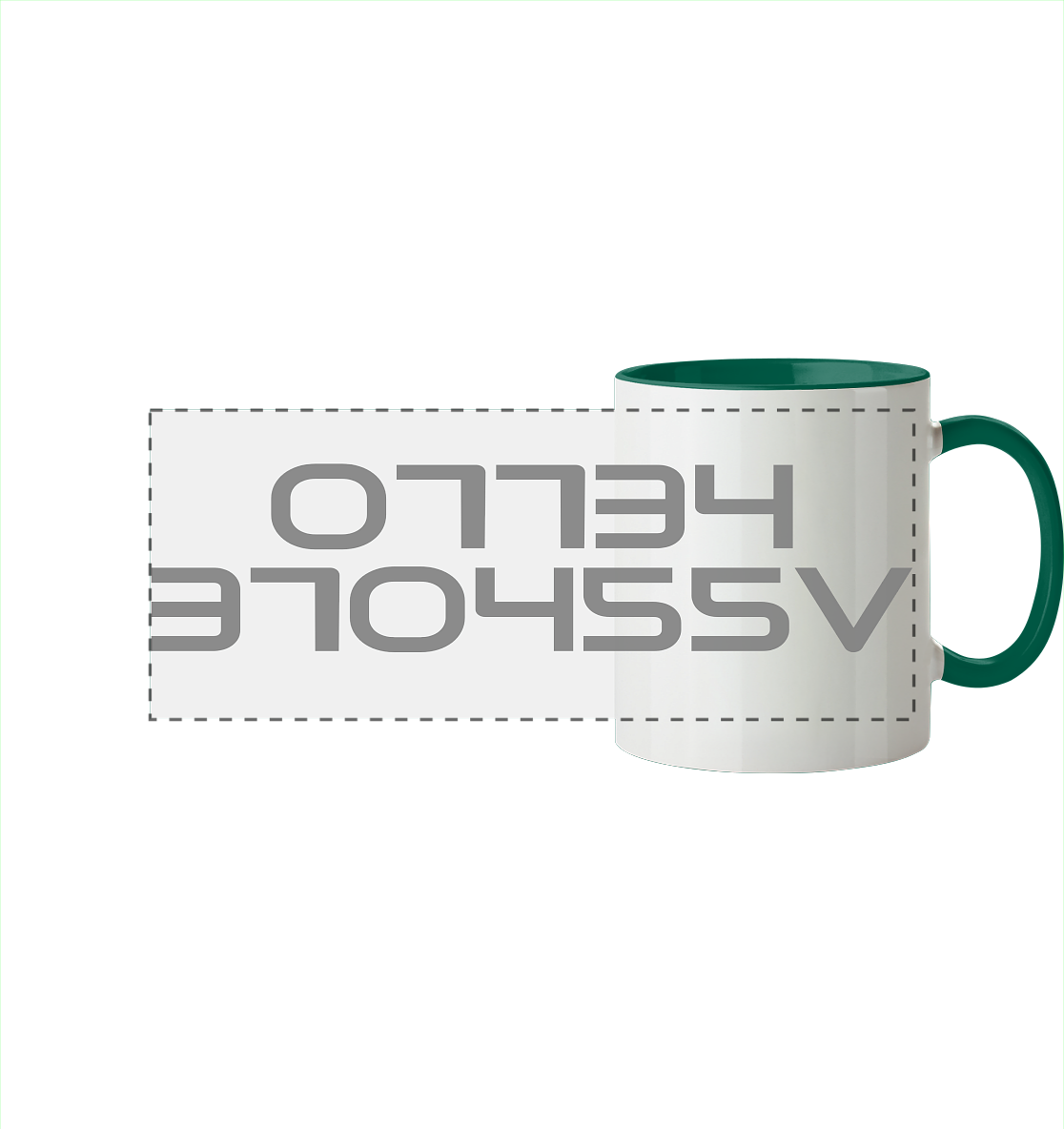 Trashball "07734" - Panorama Tasse zweifarbig