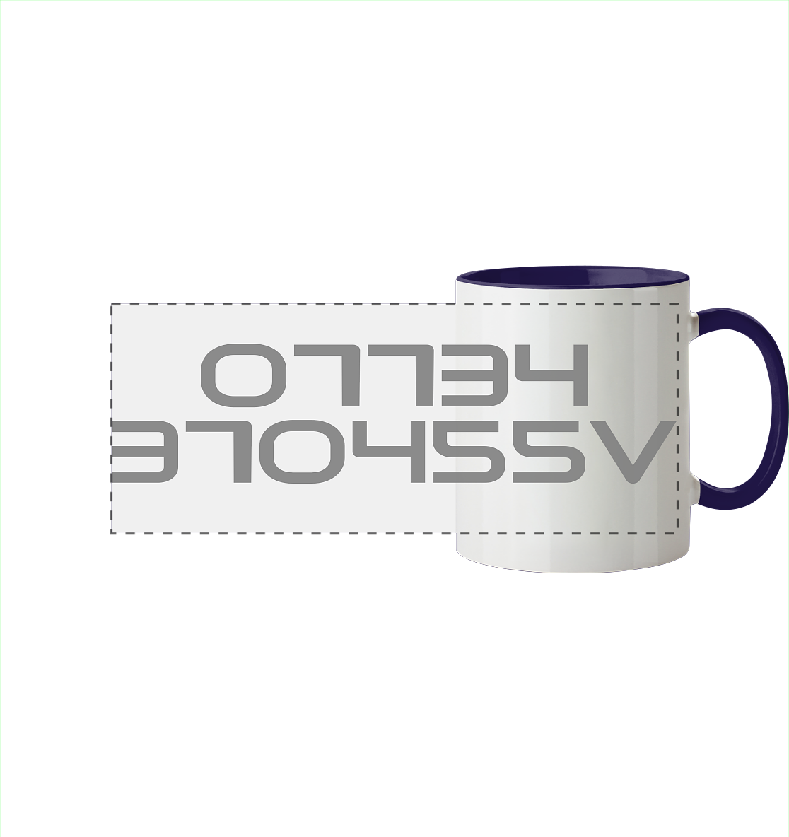 Trashball "07734" - Panorama Tasse zweifarbig