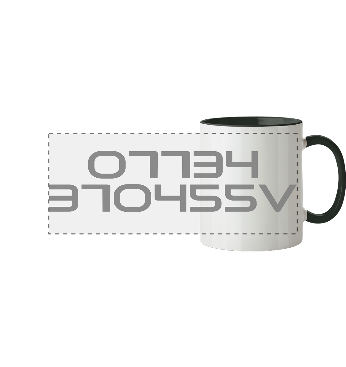 Trashball "07734" - Panorama Tasse zweifarbig
