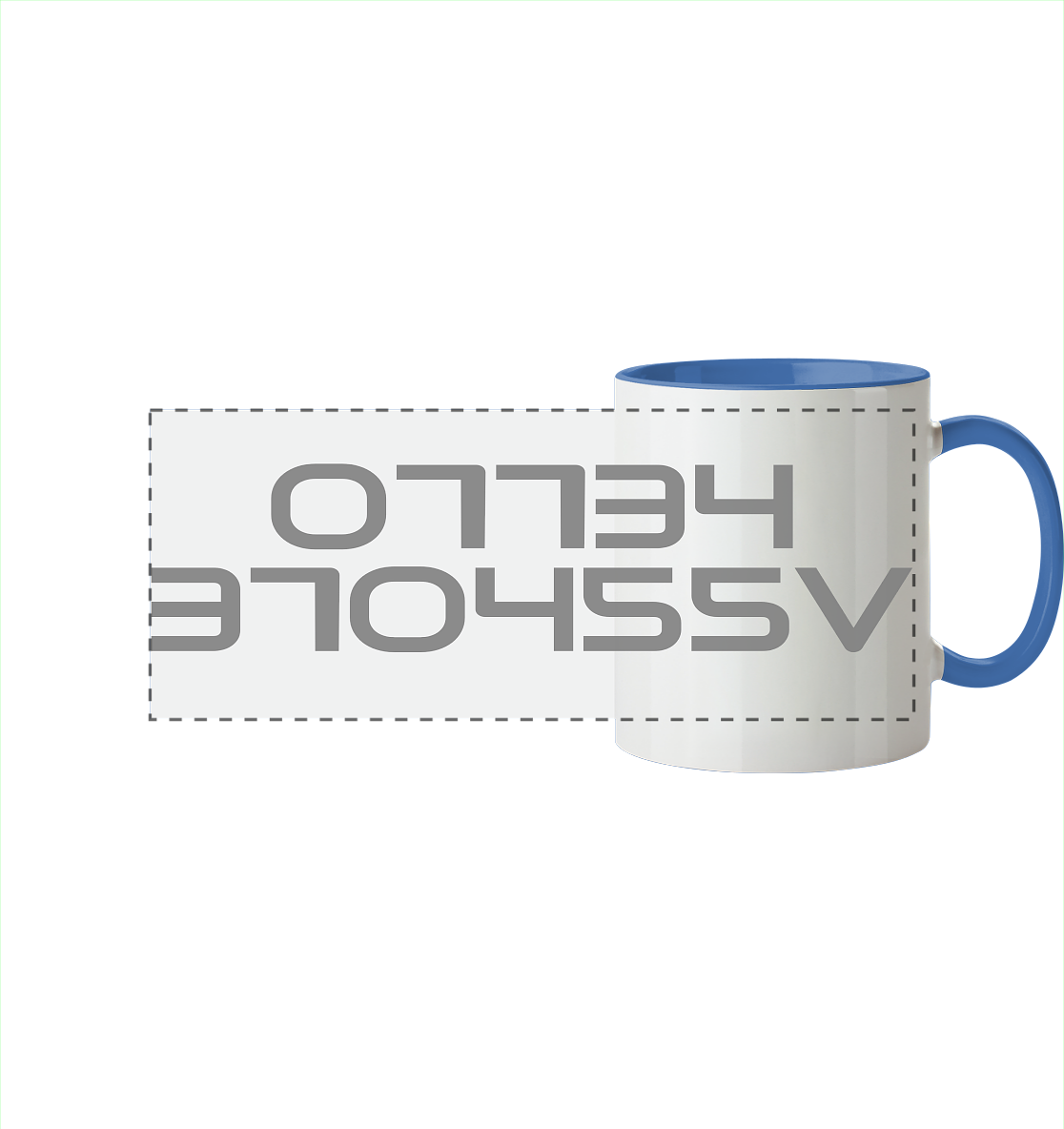 Trashball "07734" - Panorama Tasse zweifarbig