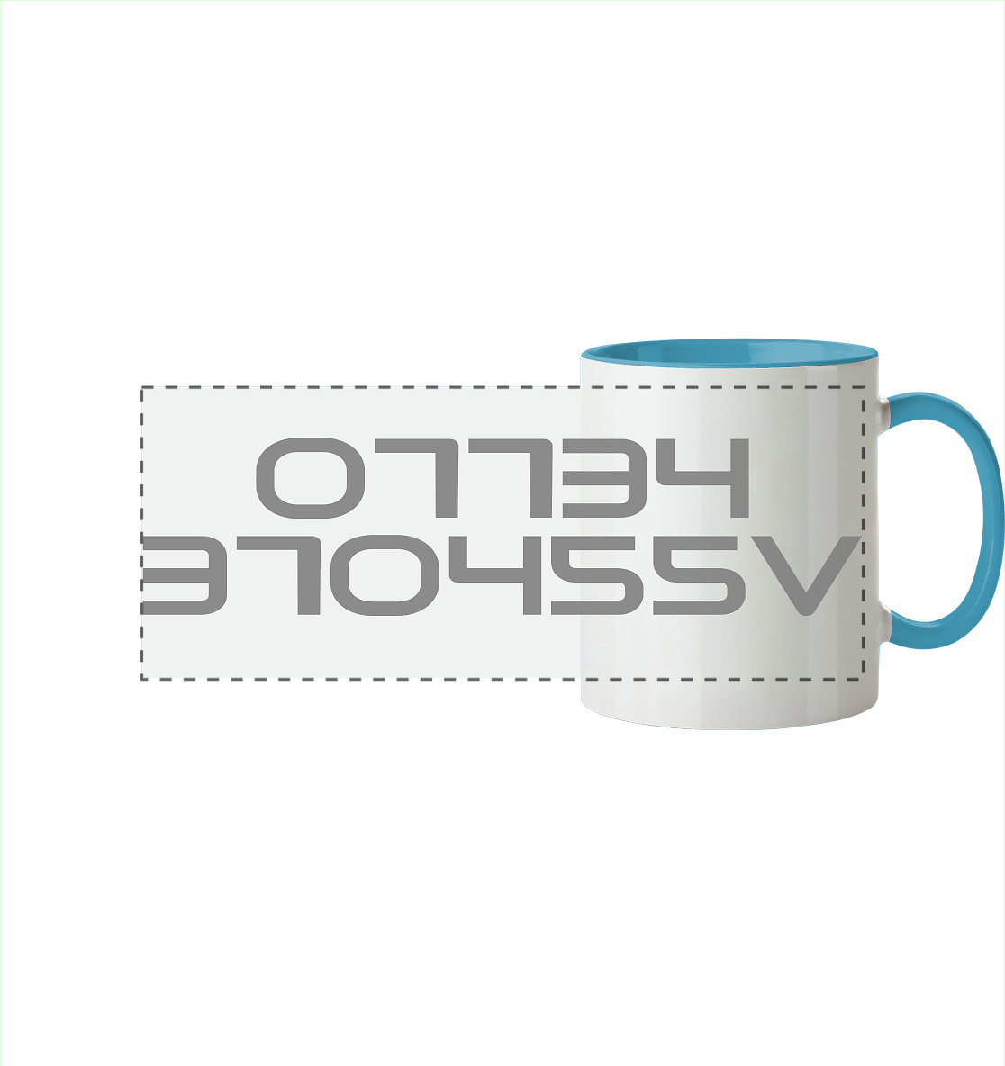Trashball "07734" - Panorama Tasse zweifarbig