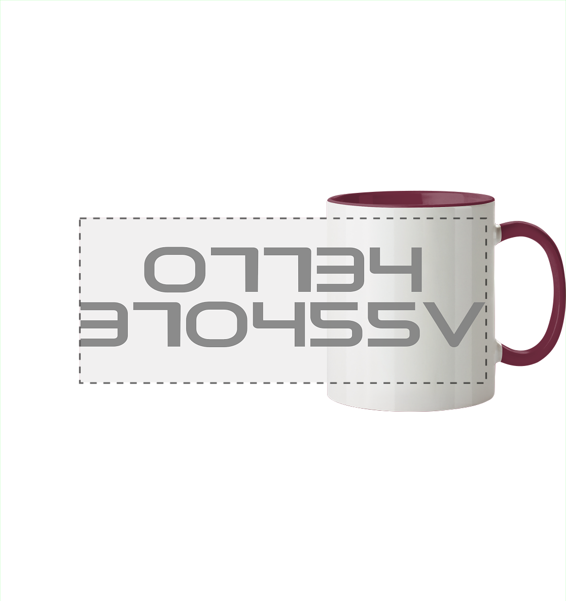 Trashball "07734" - Panorama Tasse zweifarbig