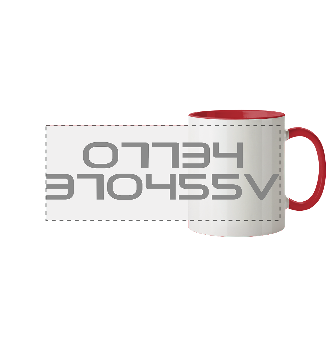 Trashball "07734" - Panorama Tasse zweifarbig