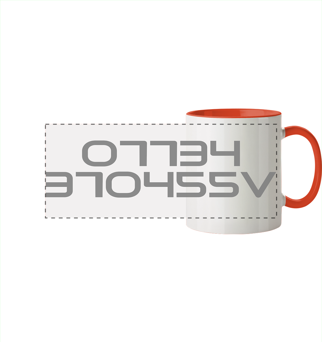 Trashball "07734" - Panorama Tasse zweifarbig