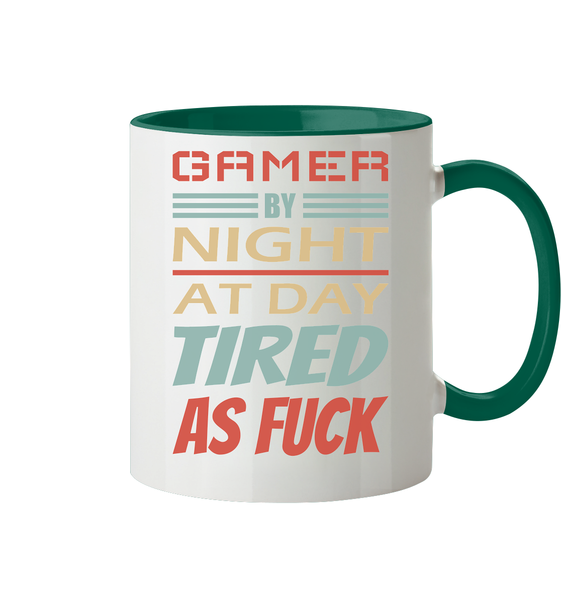 Trashball "Gamer by Night" - Tasse zweifarbig
