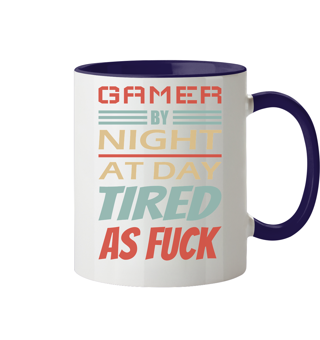 Trashball "Gamer by Night" - Tasse zweifarbig