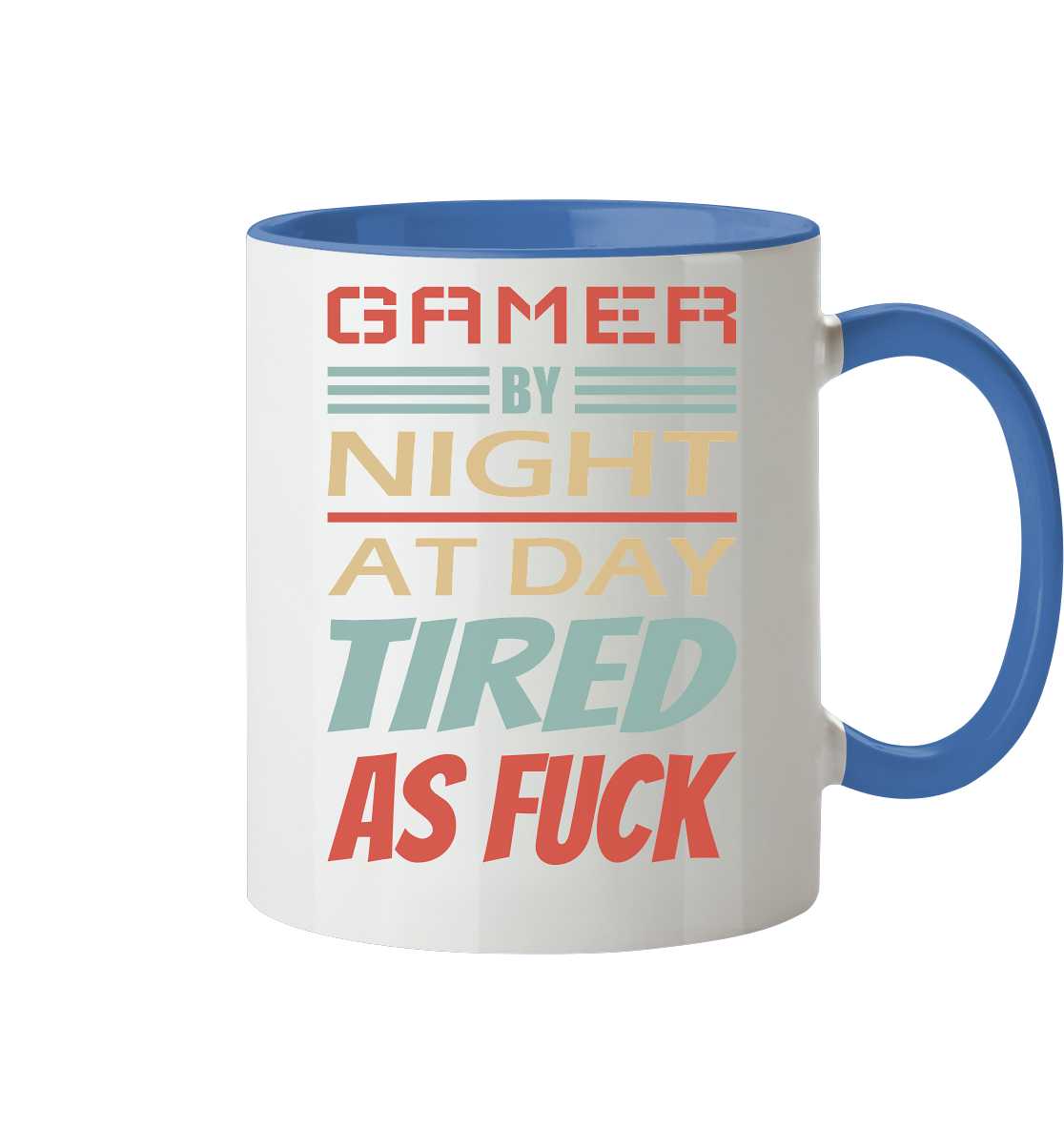 Trashball "Gamer by Night" - Tasse zweifarbig