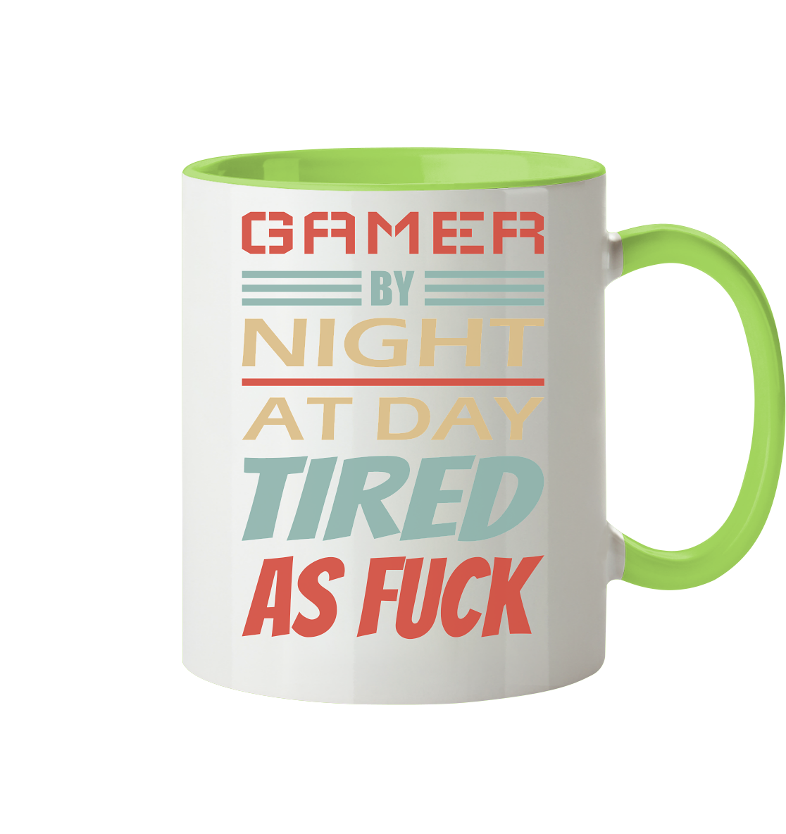 Trashball "Gamer by Night" - Tasse zweifarbig