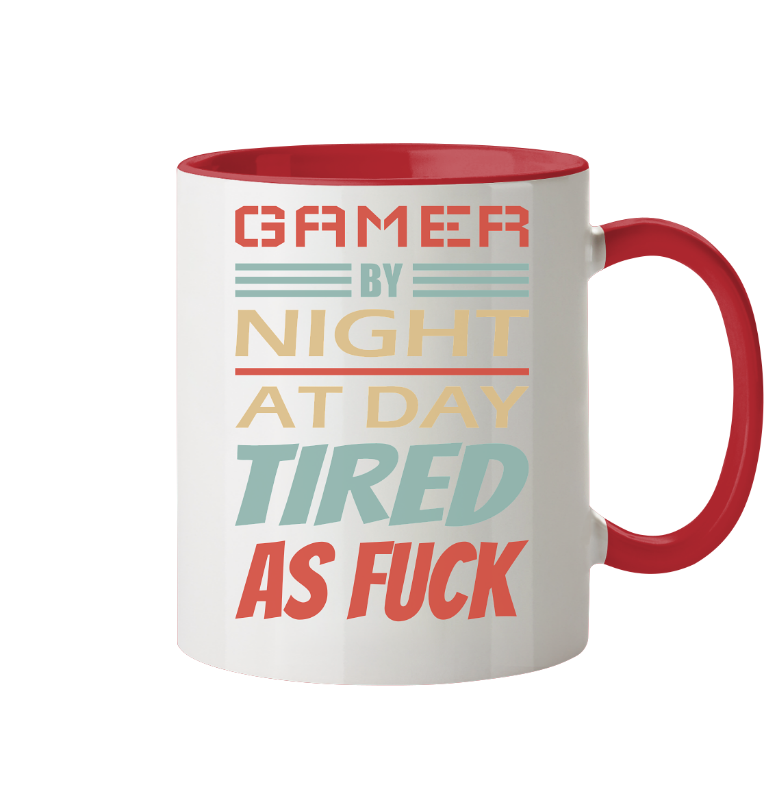 Trashball "Gamer by Night" - Tasse zweifarbig