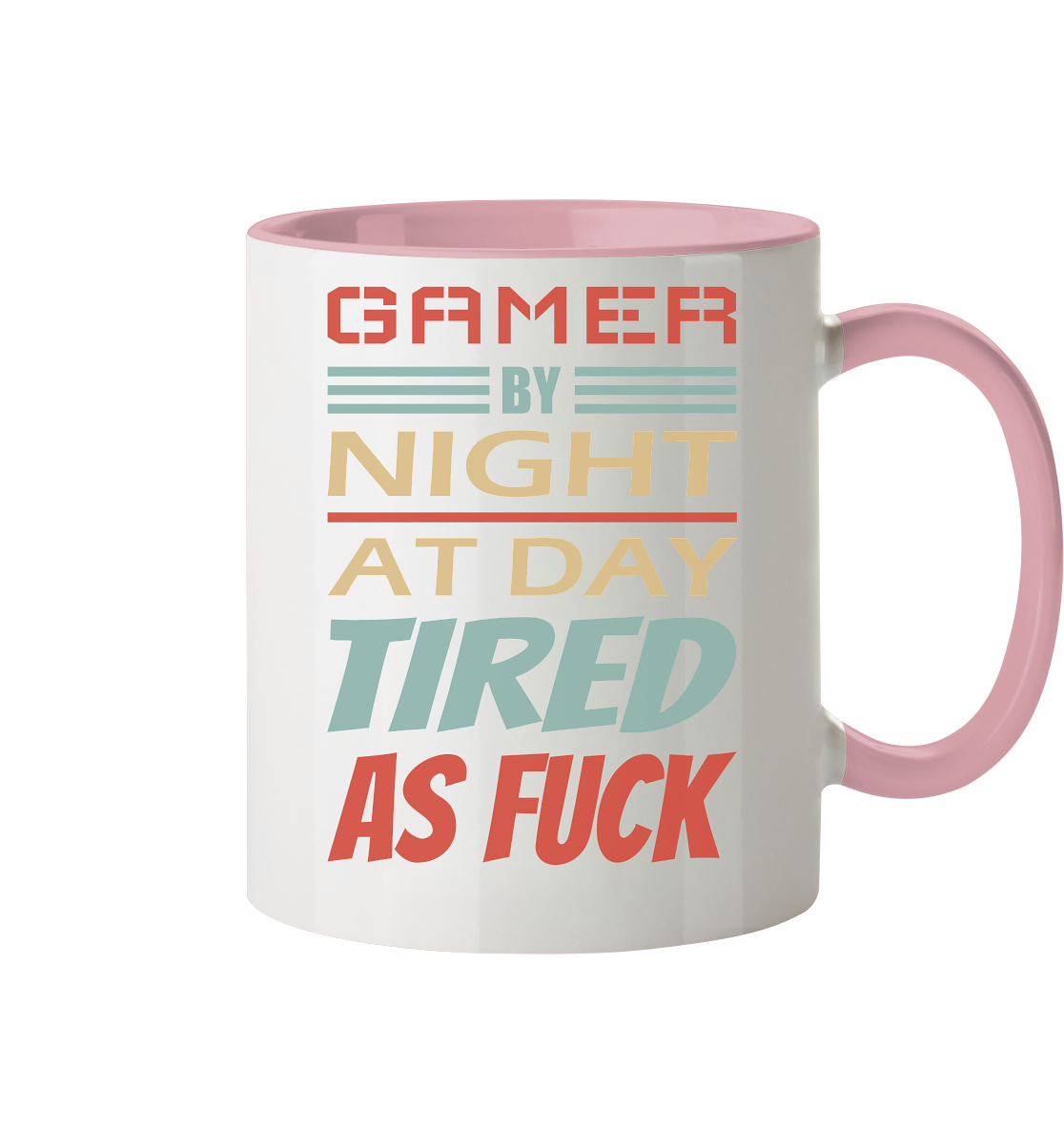 Trashball "Gamer by Night" - Tasse zweifarbig
