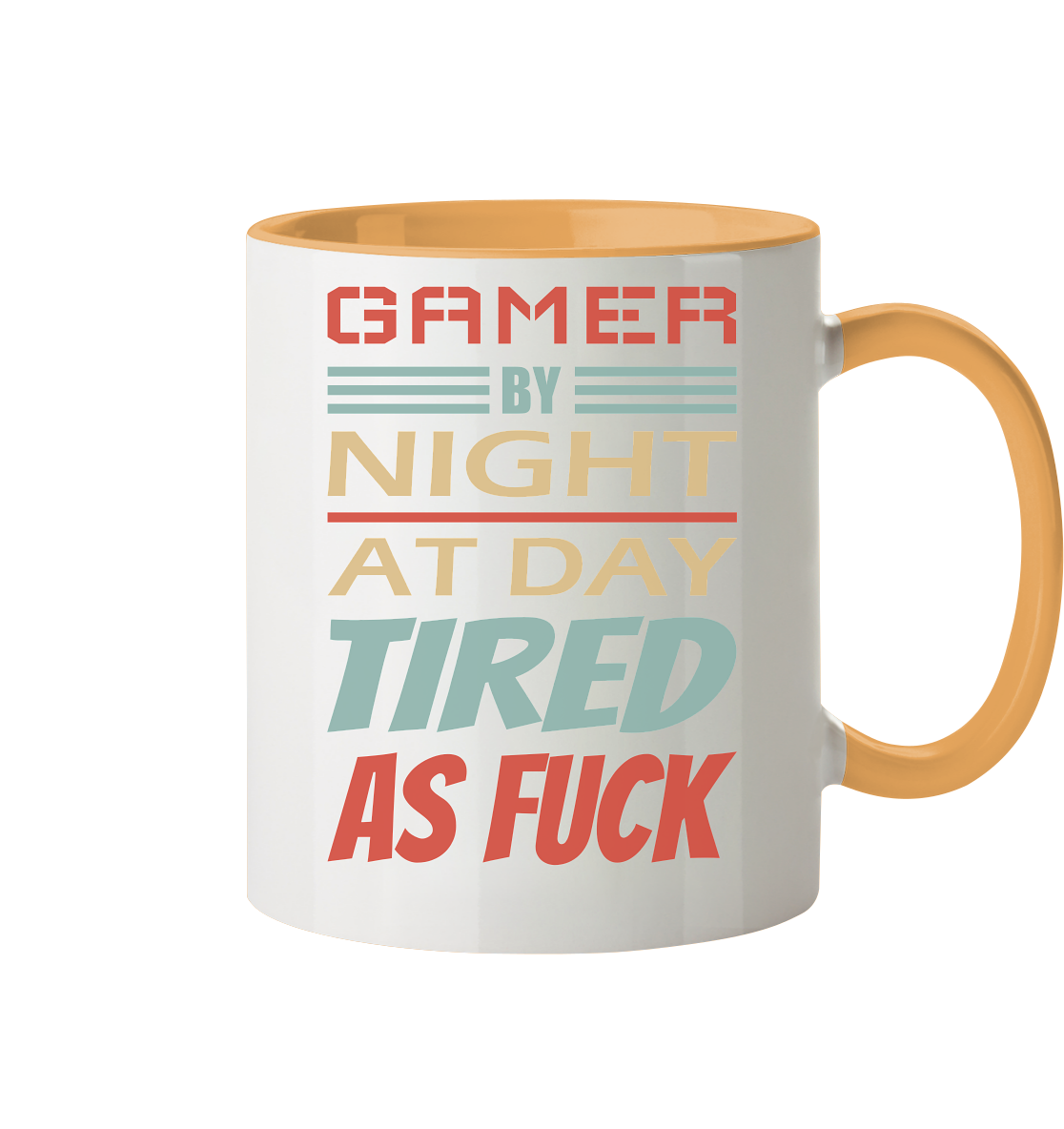 Trashball "Gamer by Night" - Tasse zweifarbig