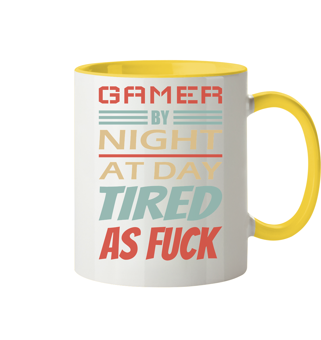Trashball "Gamer by Night" - Tasse zweifarbig